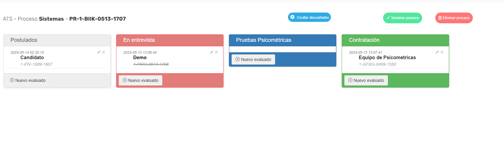 Ats Seguimiento de candidatos